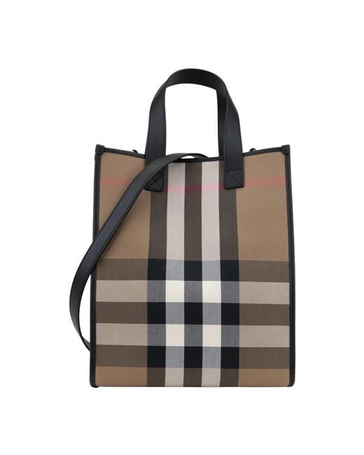 Burberry Black Tote Bags