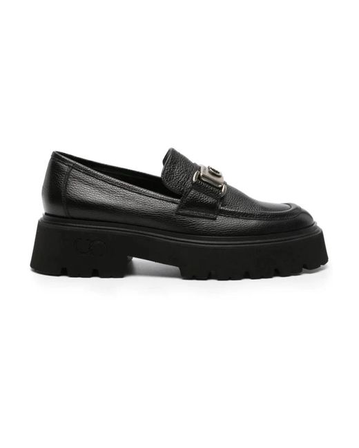 Casadei Black Loafers