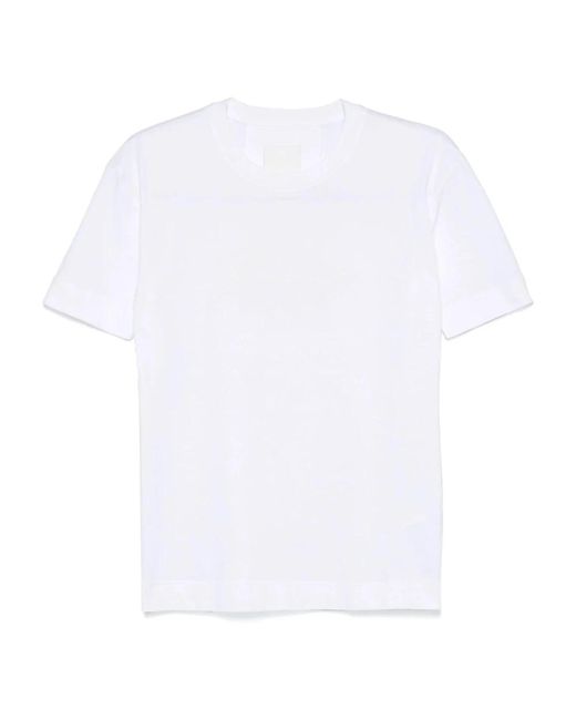Camiseta De Algodón Blanca, Mujer, Talla Givenchy de color White