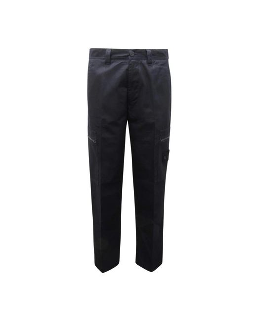 Stone Island Blue Chinos for men