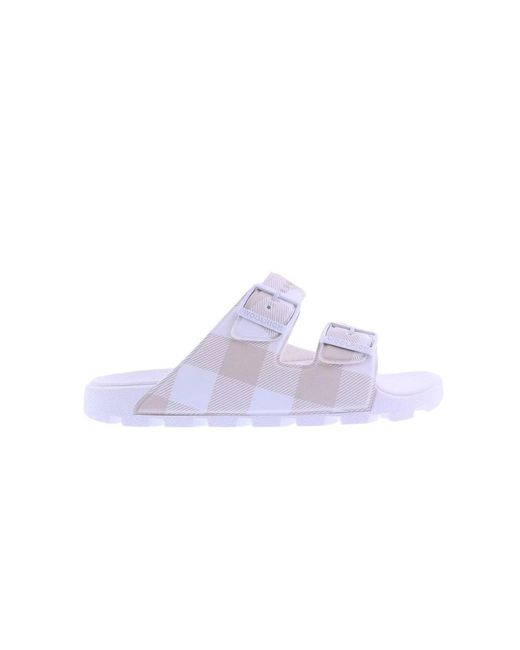 Woolrich Schoenen ,Wit Sandaal in het Purple