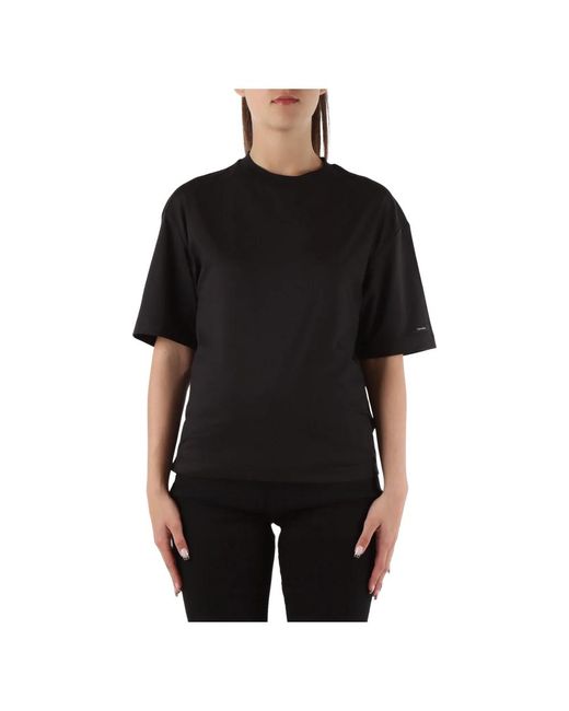 Calvin Klein Black Cut out baumwoll t-shirt