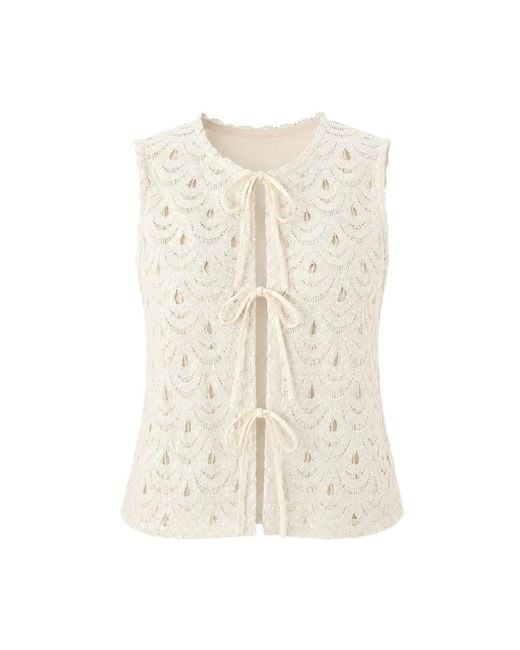 Mc2 Saint Barth Cardigans in het Natural