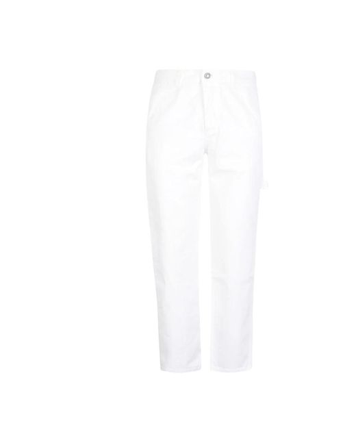 Jeans > cropped jeans Tela Genova en coloris White