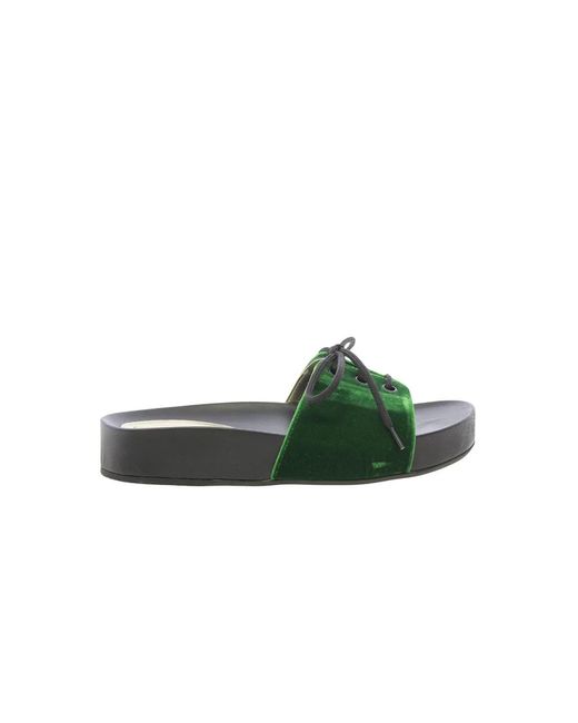 Shoes > flip flops & sliders > sliders Ines De La Fressange Paris en coloris Green