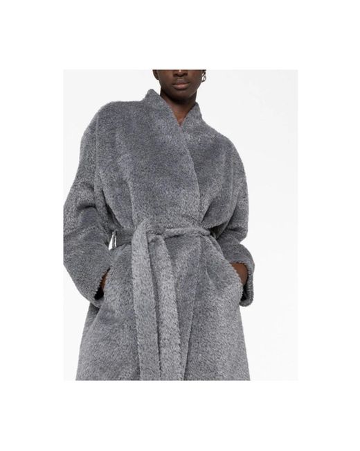 Isabel Marant Belted Coats in het Gray