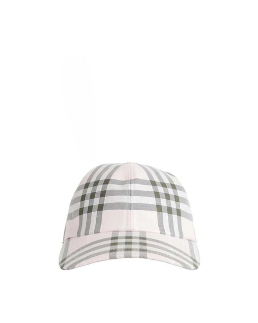 Burberry White Caps for men