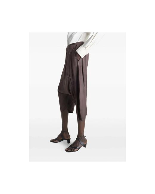 Lemaire Gray Long Shorts