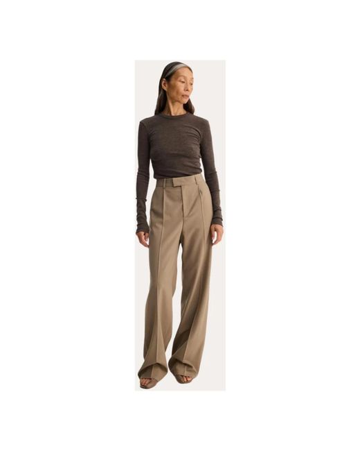 Rohe Brown Round-Neck Knitwear