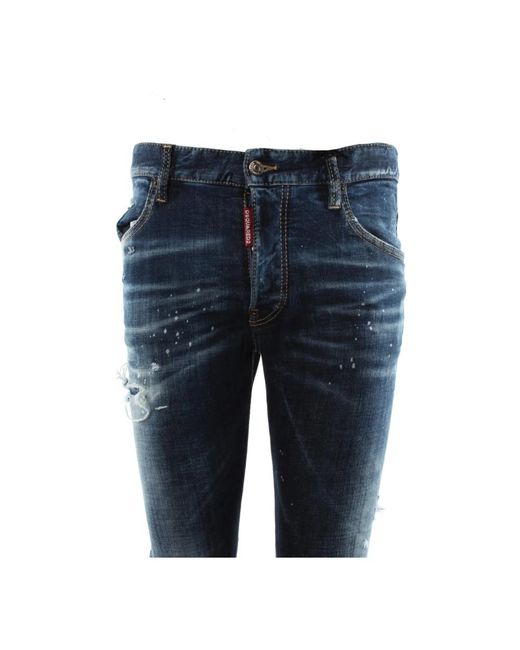 DSquared² Blue Skinny Fit Jeans for men