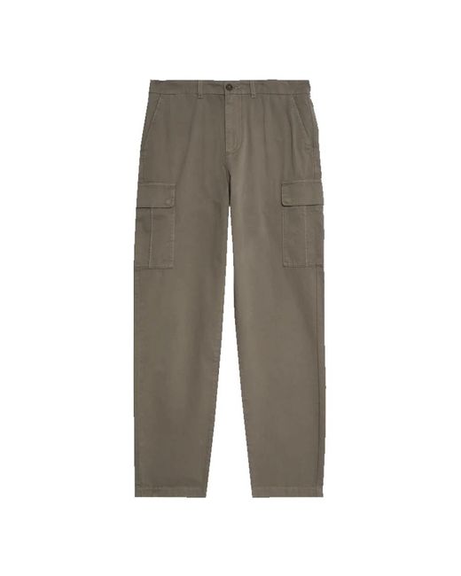 Lyle & Scott Gray Straight Trousers for men