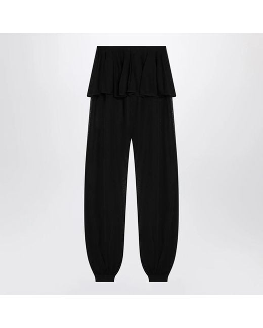 Straight Trousers Alaïa de color Black