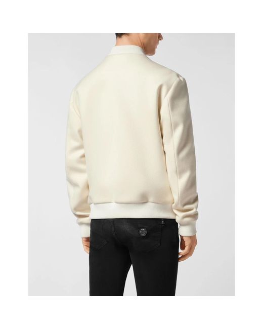 Bomber Jackets Philipp Plein de hombre de color White