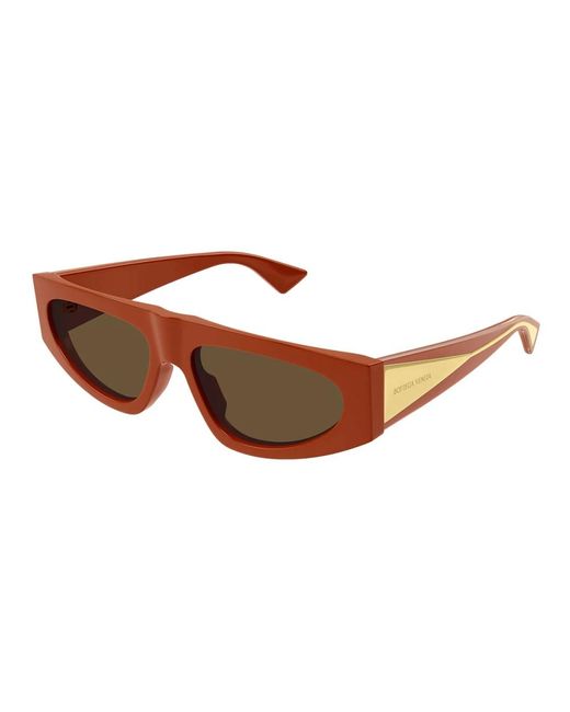 Gafas de sol flat top bv 1277s 004 Bottega Veneta de color Brown