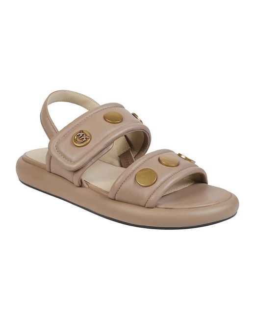 Flat Sandals Pinko en coloris Brown