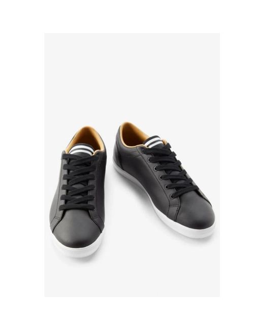 Fred Perry Black Sneakers for men