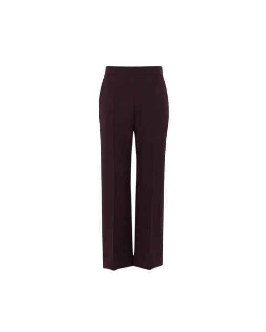 Chloé Purple Cropped Trousers