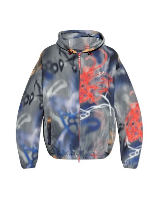 DIESEL Light Jackets in het Blue voor heren