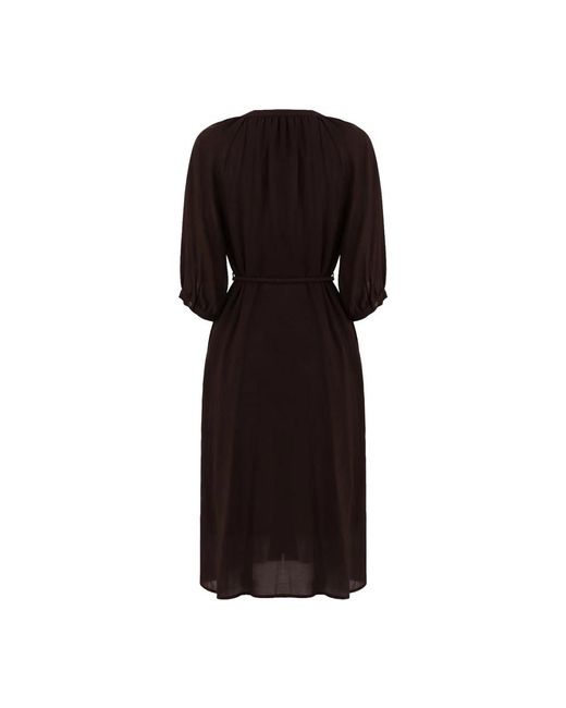 Ermanno Scervino Black Shirt Dresses