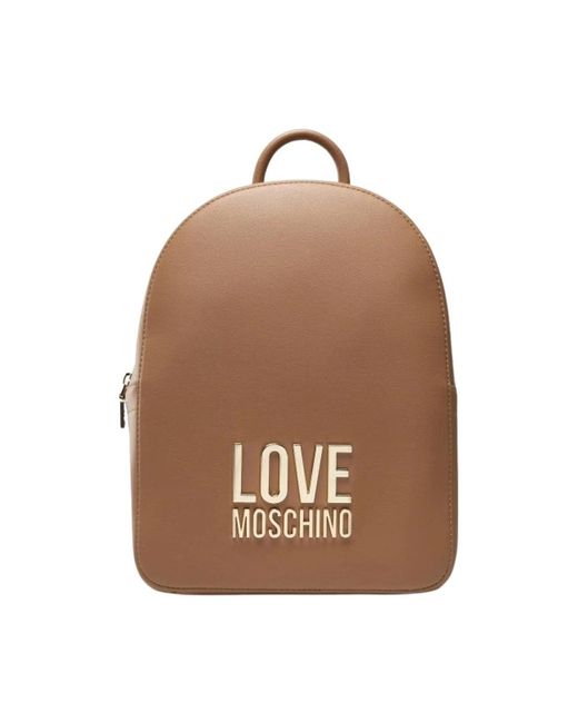 Cuoio backpack di Love Moschino in Brown