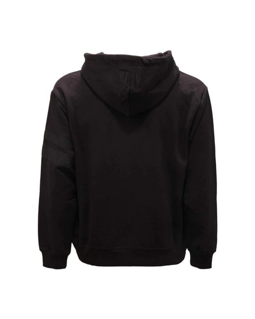 Gcds Hoodies & Sweatvesten ,Zwart ,Italiaanse Full-Zip Sweatshirt Fw 23M100198 in het Black voor heren