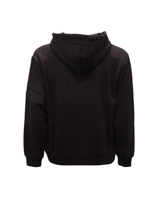 Gcds Hoodies & Sweatvesten ,Zwart ,Italiaanse Full-Zip Sweatshirt Fw 23M100198 in het Black voor heren