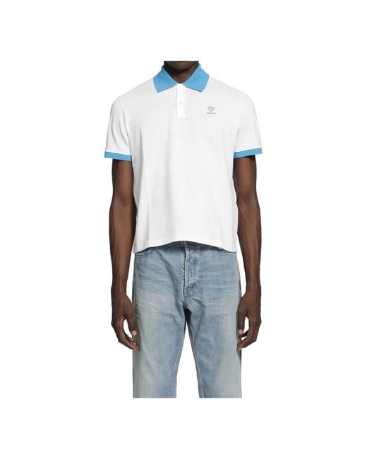 Versace Blue Polo Shirts for men
