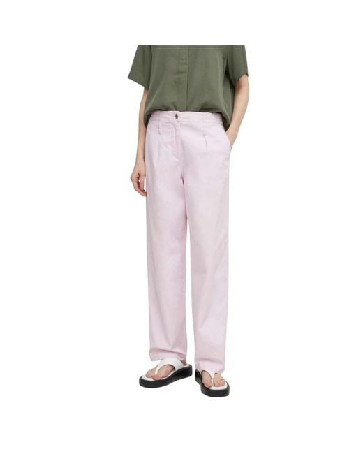 Straight Jeans Samsøe & Samsøe de color Pink
