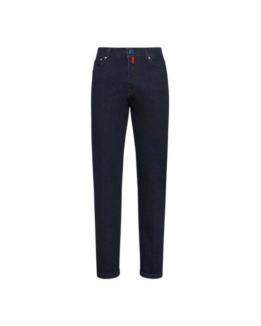 Kiton Blue Slim-Fit Jeans for men