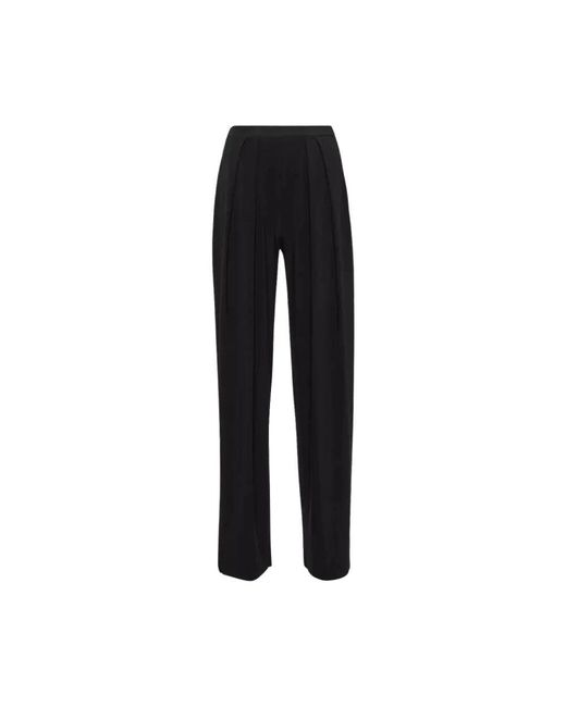 Tapered Trousers Norma Kamali en coloris Black