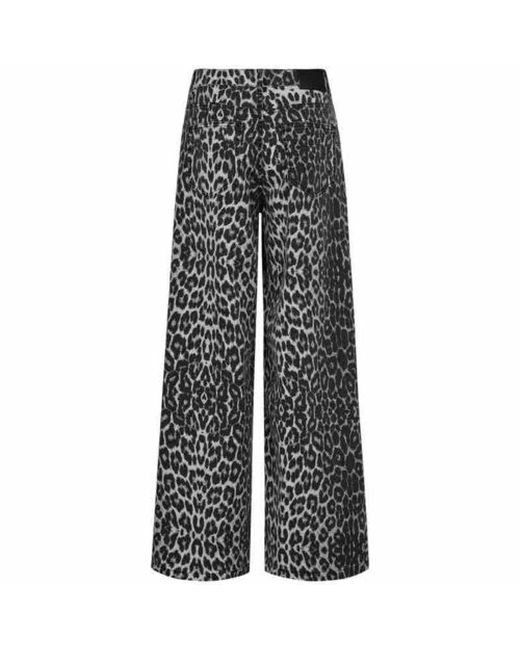 co'couture Gray Wide Trousers