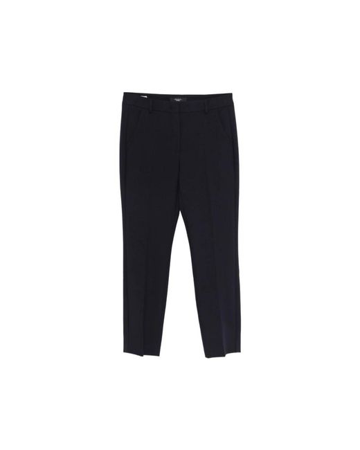 Weekend by Maxmara Black Slim-Fit Trousers