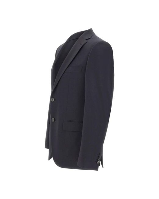 HUGO Jassen ,Blauw ,Wol H-Harvey Jacket in het Blue voor heren
