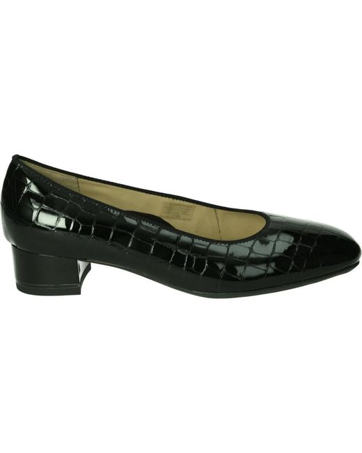 Ara Schoenen ,Zwart ,Zwarte Pumps Met Brede Pasvorm in het Black