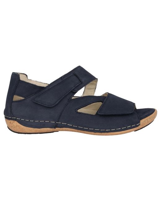 Flat Sandals Waldläufer de color Blue