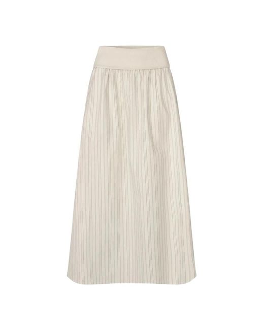 Samsøe & Samsøe White Midi Skirts