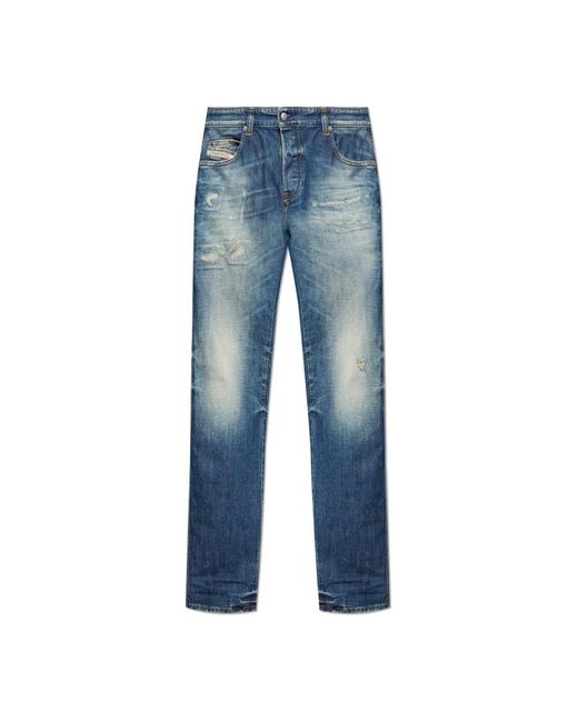 DIESEL Blue Slim-Fit Jeans for men