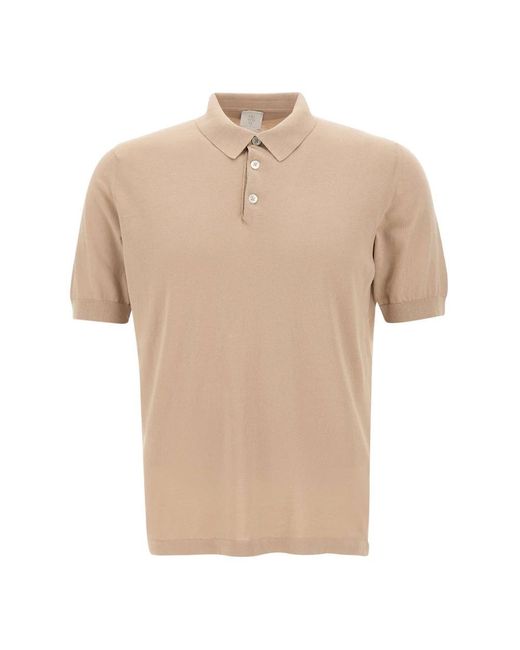 Eleventy Natural Polo Shirts for men
