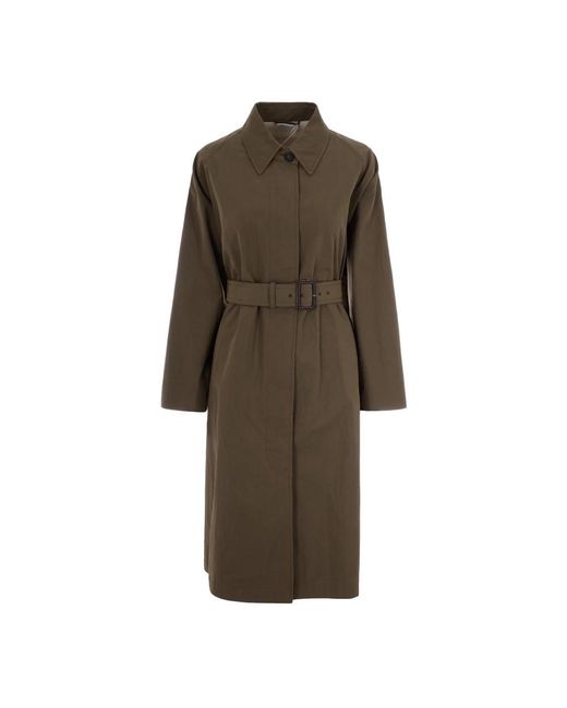 Max Mara Brown Belted Coats
