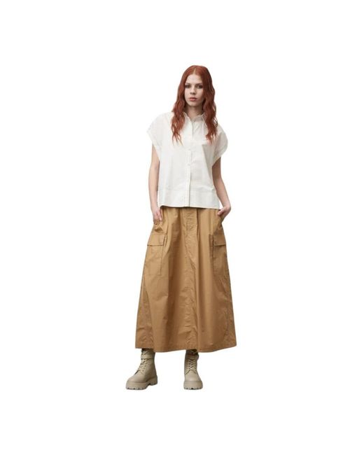 Midi Skirts di Blauer in Natural