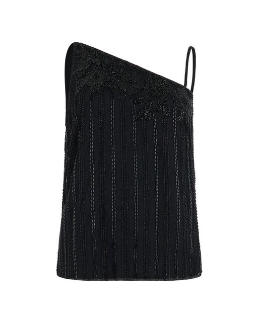 Ralph Lauren Black Sleeveless Tops