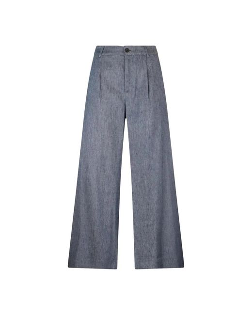 Wide Trousers Liu Jo de color Blue