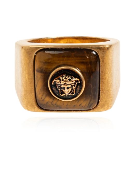 Versace Aura Ring in Metallic für Herren