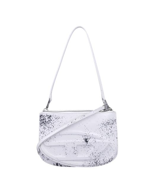 DIESEL White Shoulder Bags