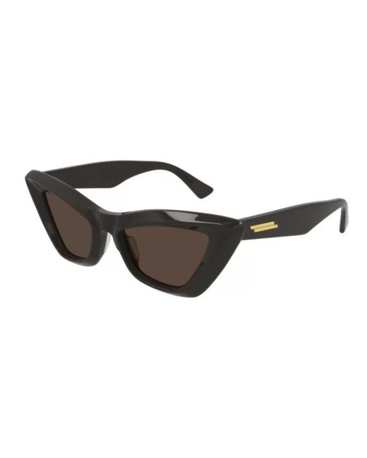 Bottega Veneta Black Ridge Sunglasses