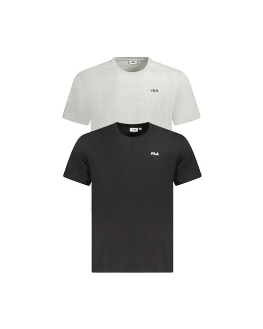 Fila Black T-Shirts for men