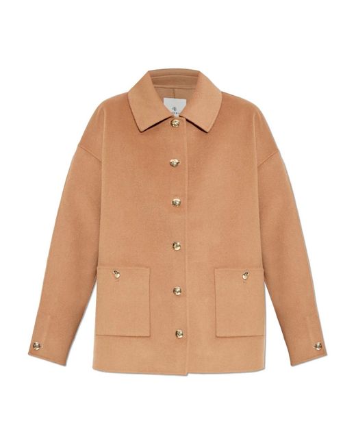 Light Jackets Anine Bing de color Natural