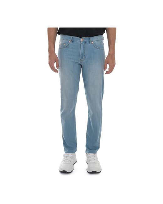 Harmont & Blaine Blue Slim Fit Jeans for men