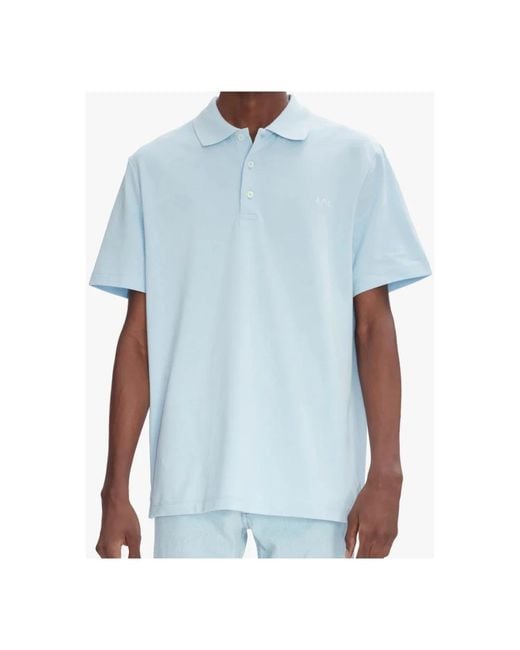 Polo Shirts A.P.C. de hombre de color Blue
