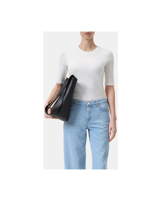 T-Shirts Closed de color White